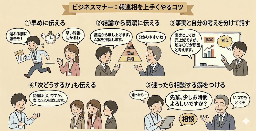 報連相を上手くやるコツ