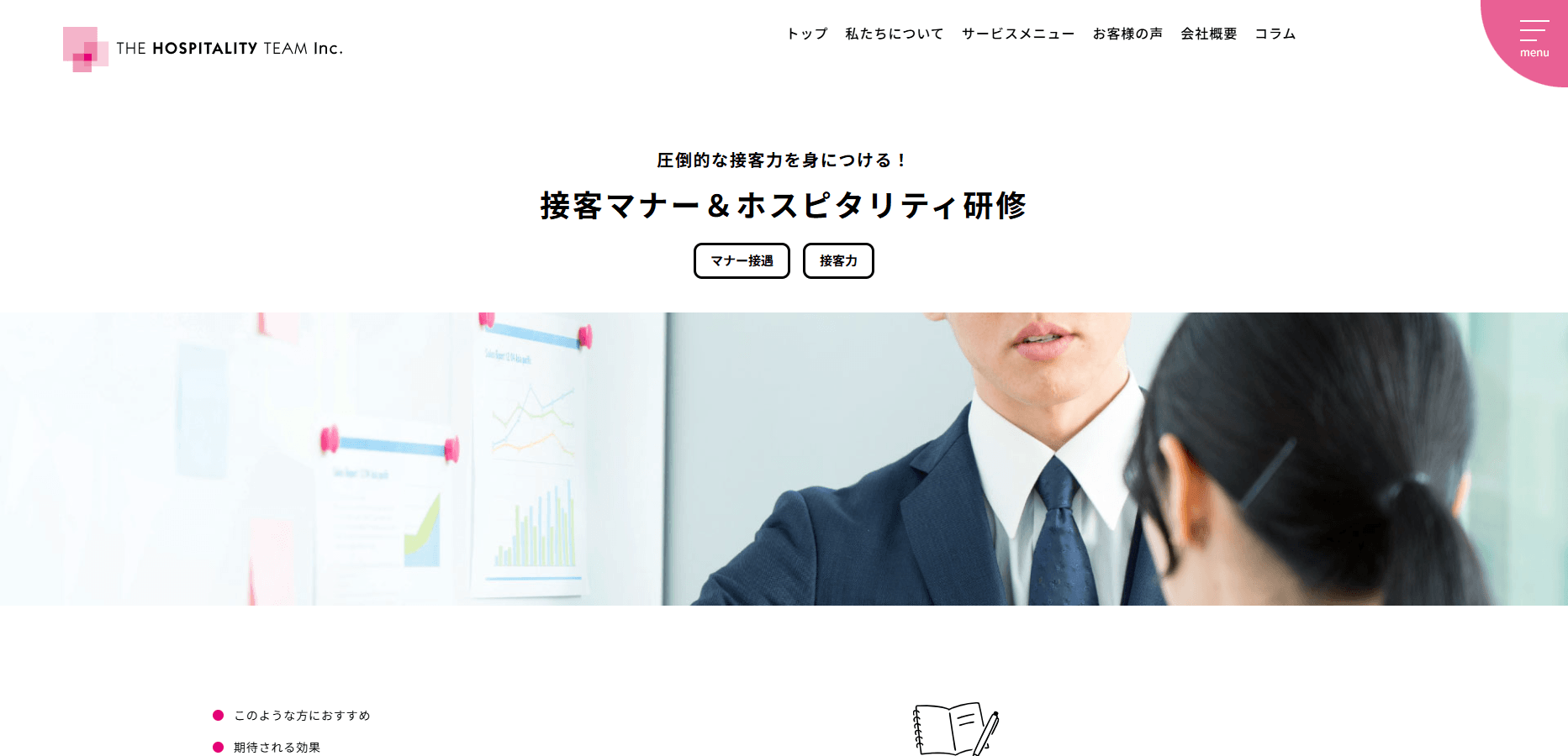 ザ・ホスピタリティチームの特徴